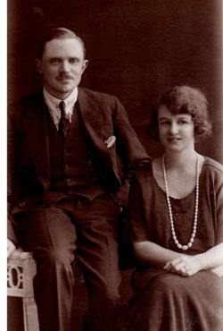 Vincent Bob Shelley with his wife Doris